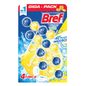 BREF Power Aktiv Soczysta Cytryna 4x50 g